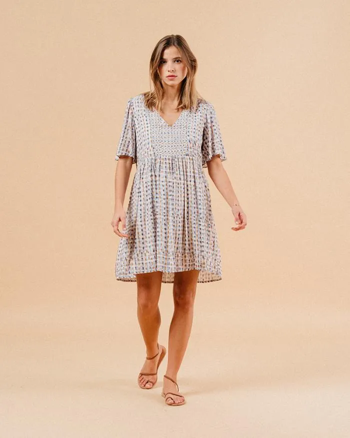 DRESS OCRE MARSALA Shop Grace and Mila Printed Dresses