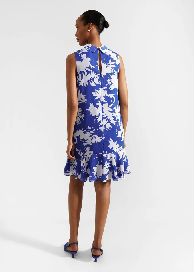 Dresses and Jumpsuits Women HOBBS Madeline Dress Blue Ivory