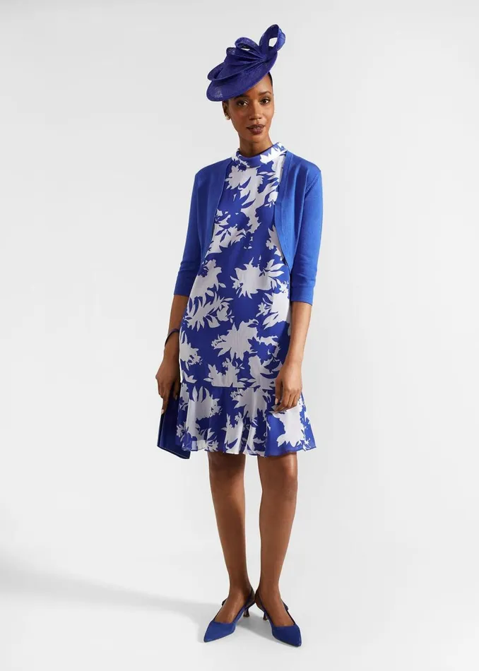 Dresses and Jumpsuits Women HOBBS Madeline Dress Blue Ivory