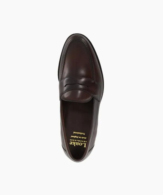 Dune London Brown Shoes Men Loake Leather Slip On Penny Loafer Brown