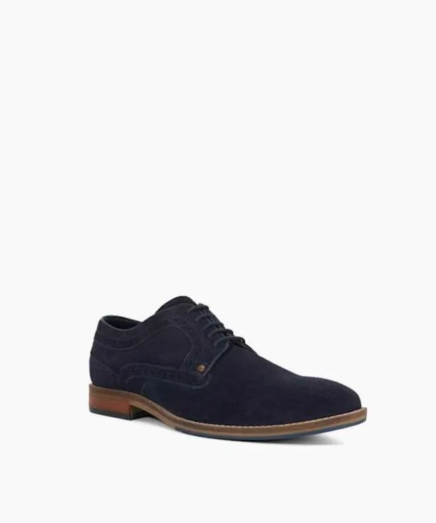 Dune London Casual Shoes Men Lace Up Formal Derby Shoes Blue