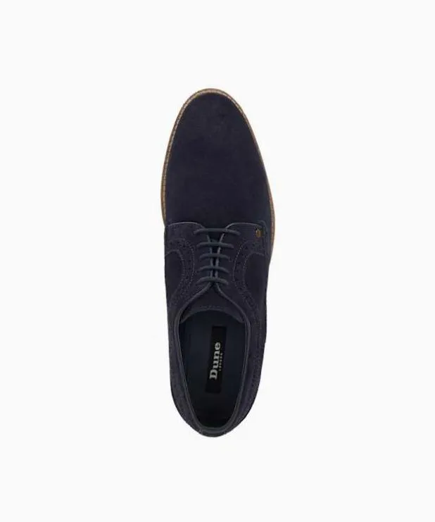 Dune London Casual Shoes Men Lace Up Formal Derby Shoes Blue