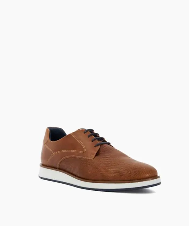 Dune London Casual Shoes Men Wide Fit Lace Up Shoes Brown