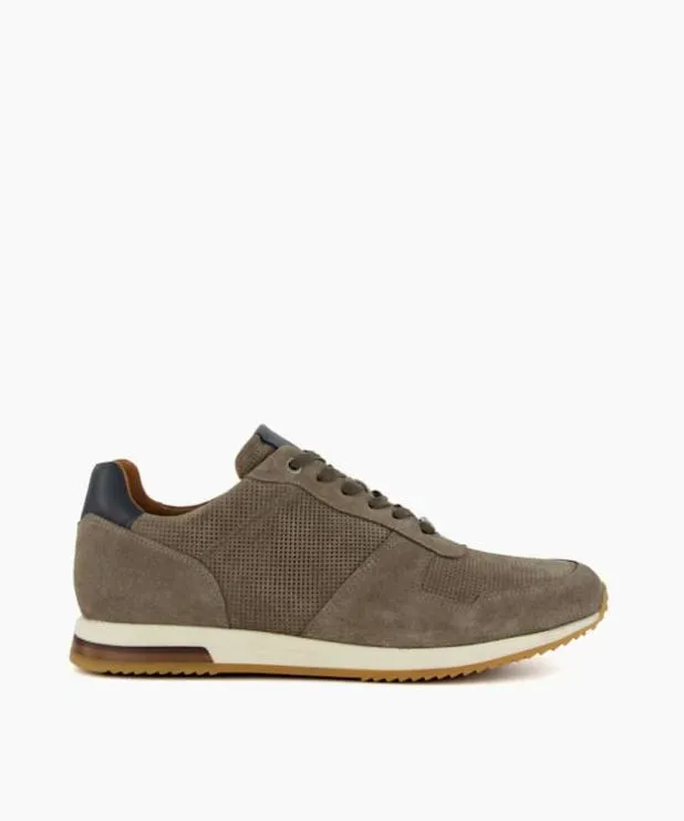 Dune London Trainers Men LaceUp Runner Trainers Grey