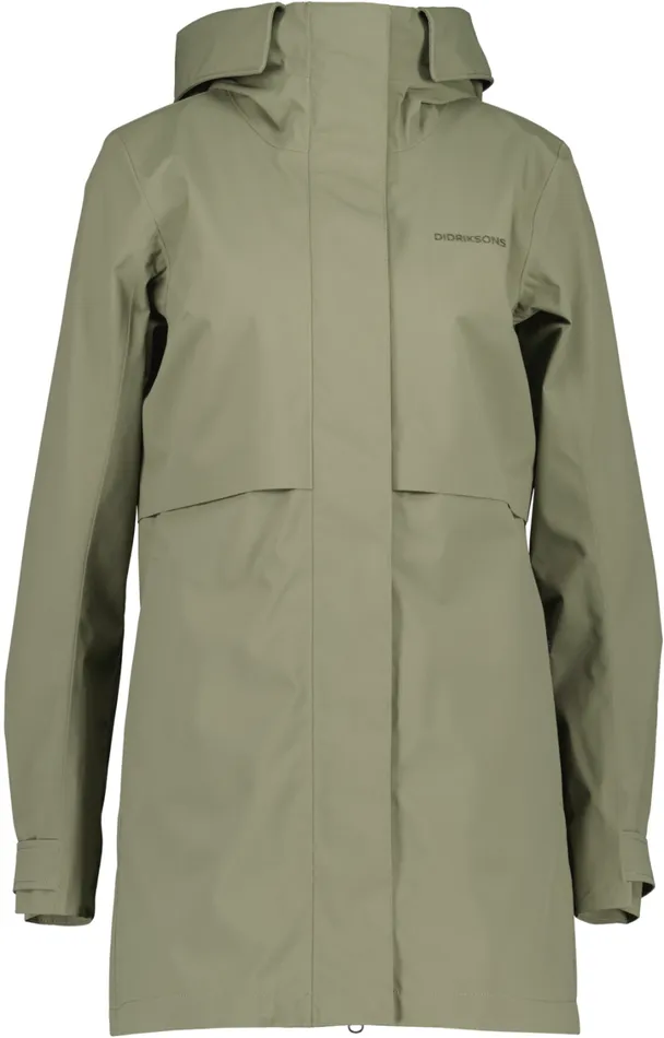 Edith Parka Dusty Olive Women Didriksons Spring Jackets