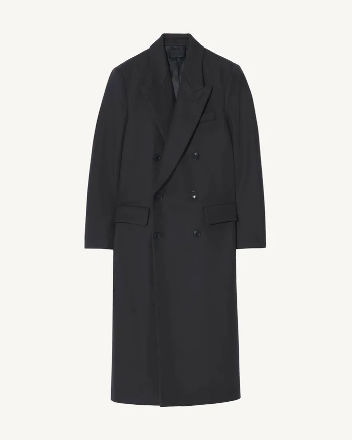 EDMONT COAT Charcoal Women Nili Lotan Coats and Outerwear