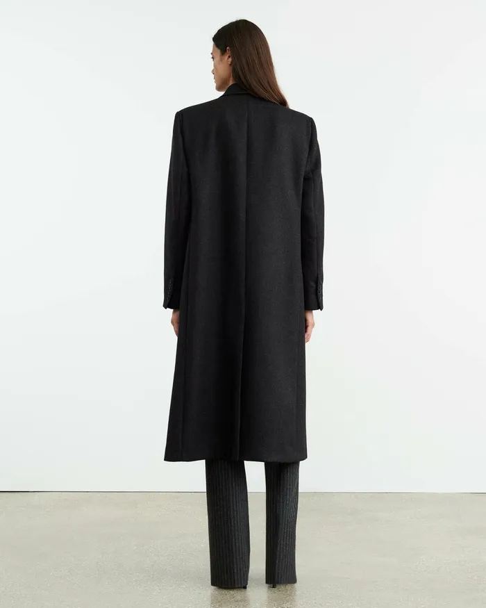 EDMONT COAT Charcoal Women Nili Lotan Coats and Outerwear
