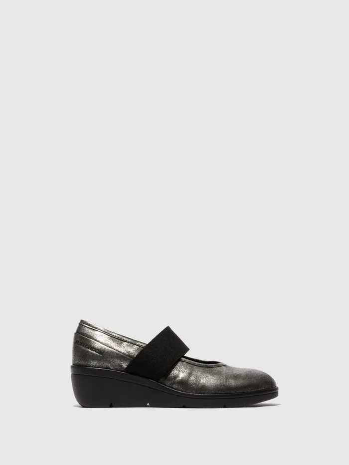 Elasticated Shoes NARA547FLY SILVER Women Fly London Shoes