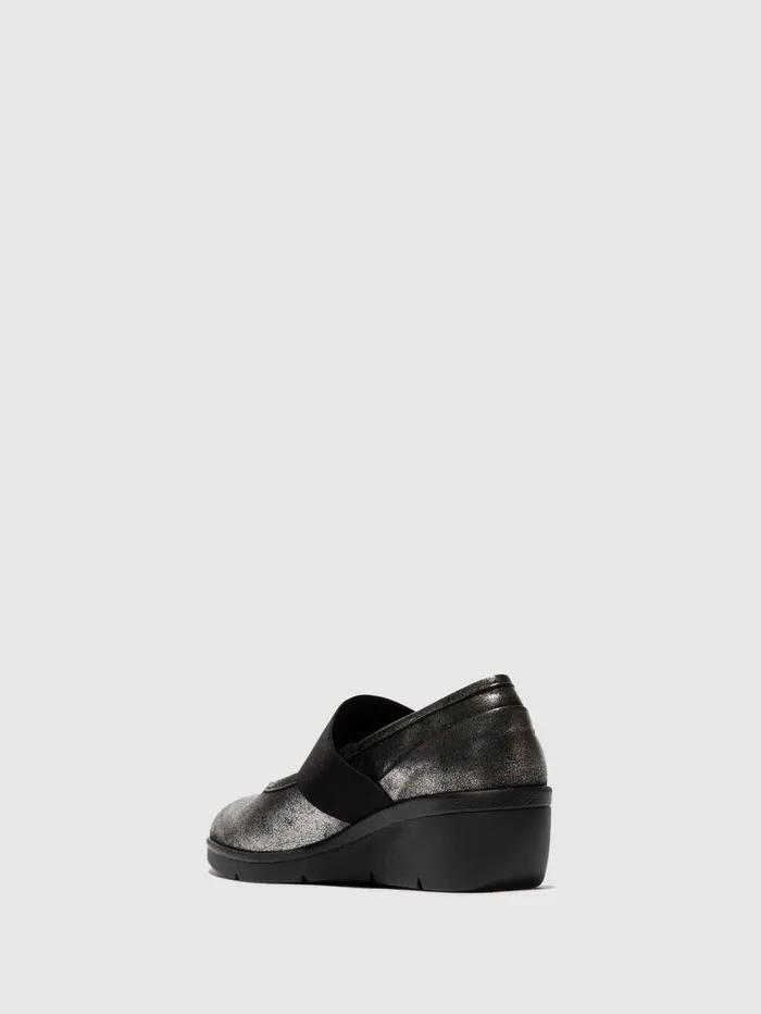 Elasticated Shoes NARA547FLY SILVER Women Fly London Shoes