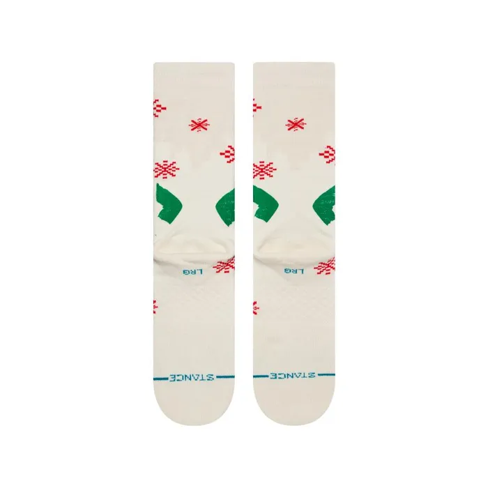 Elf X Stance Crew Socks Buddy The Elf 8211 Offwhite MenWomen Stance Crew