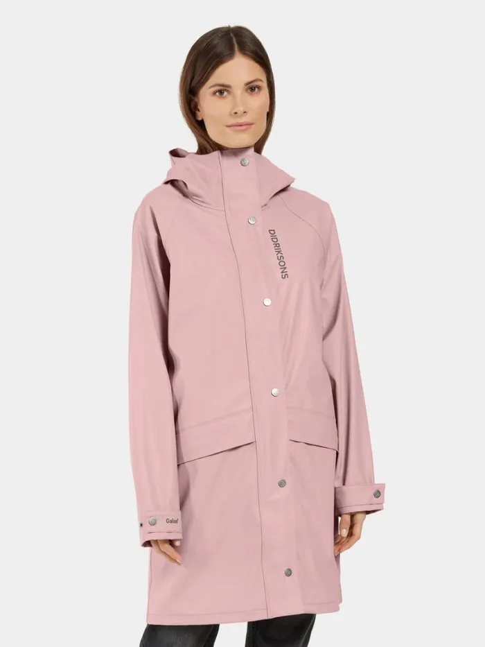 Elly Parka Galon Oyster Lilac Women Didriksons Spring Jackets