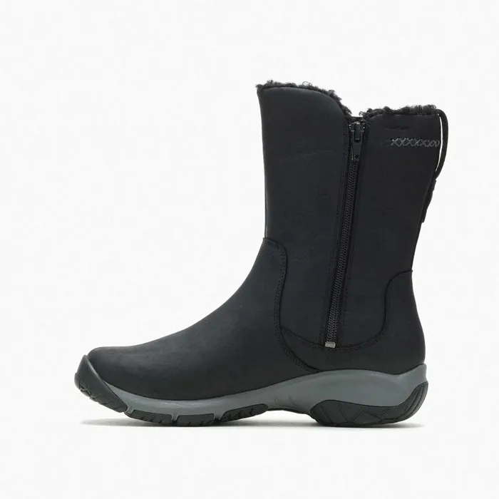 Encore 4 Tall Zip Polar Waterproof Black Women Merrell Boots Encore 4 Tall Zip Polar Waterproof Black Women Merrell Boots