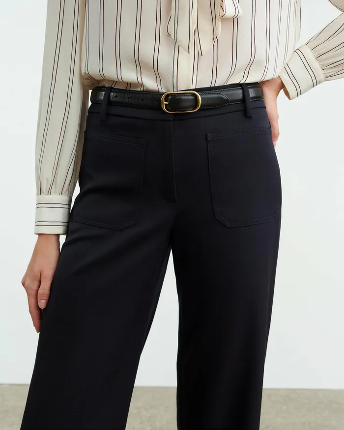 ENYA PANT Midnight Women Nili Lotan Pants and Shorts