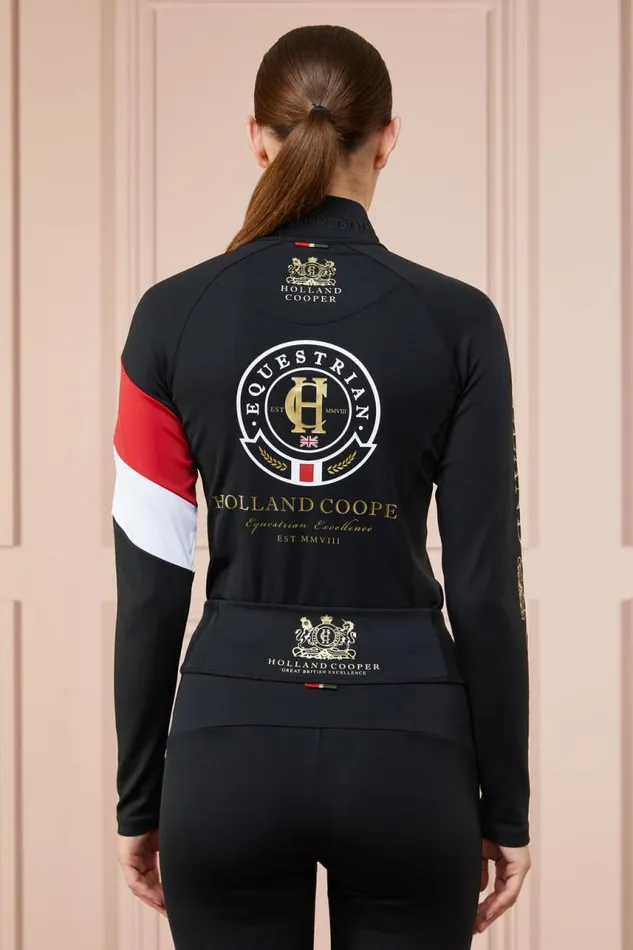 Equestrian Base Layers Holland Cooper Heritage Base Layer Black Equestrian Base Layers Holland Cooper Heritage Base Layer Black