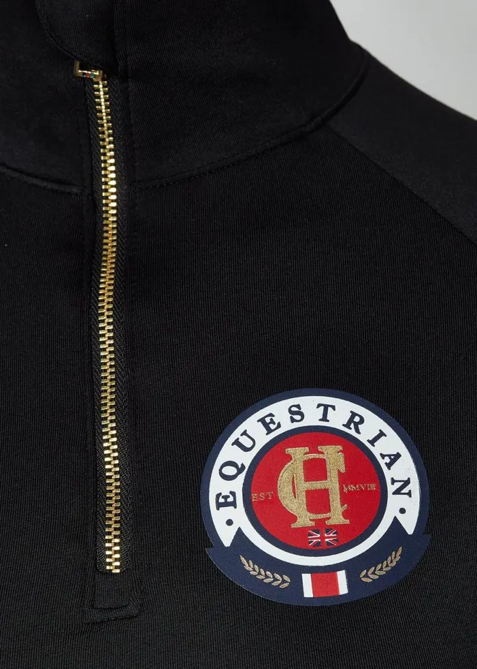 Equestrian Base Layers Holland Cooper Heritage Base Layer Black Equestrian Base Layers Holland Cooper Heritage Base Layer Black
