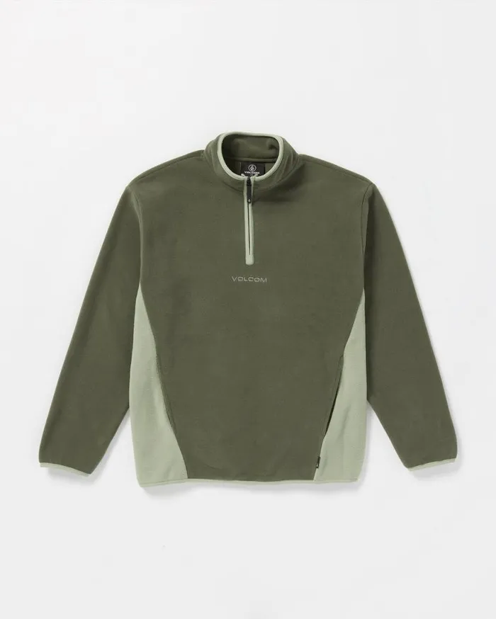 Error 92 Mock Neck Sweatshirt 8211 Winter Moss Mens Volcom Mountain Biking