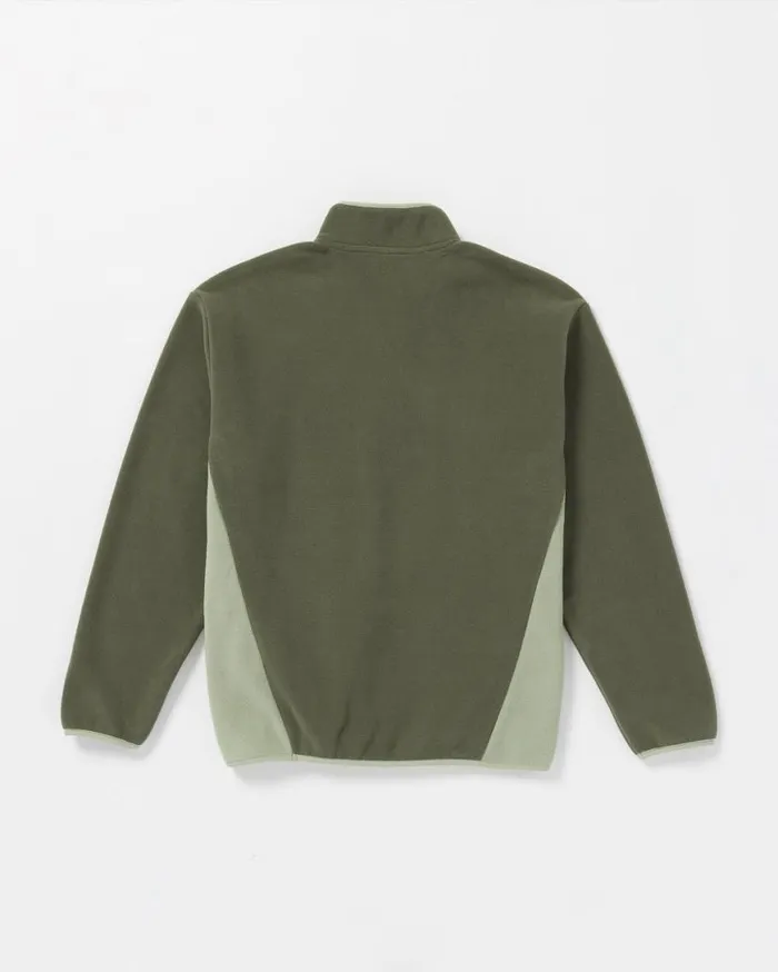Error 92 Mock Neck Sweatshirt 8211 Winter Moss Mens Volcom Mountain Biking