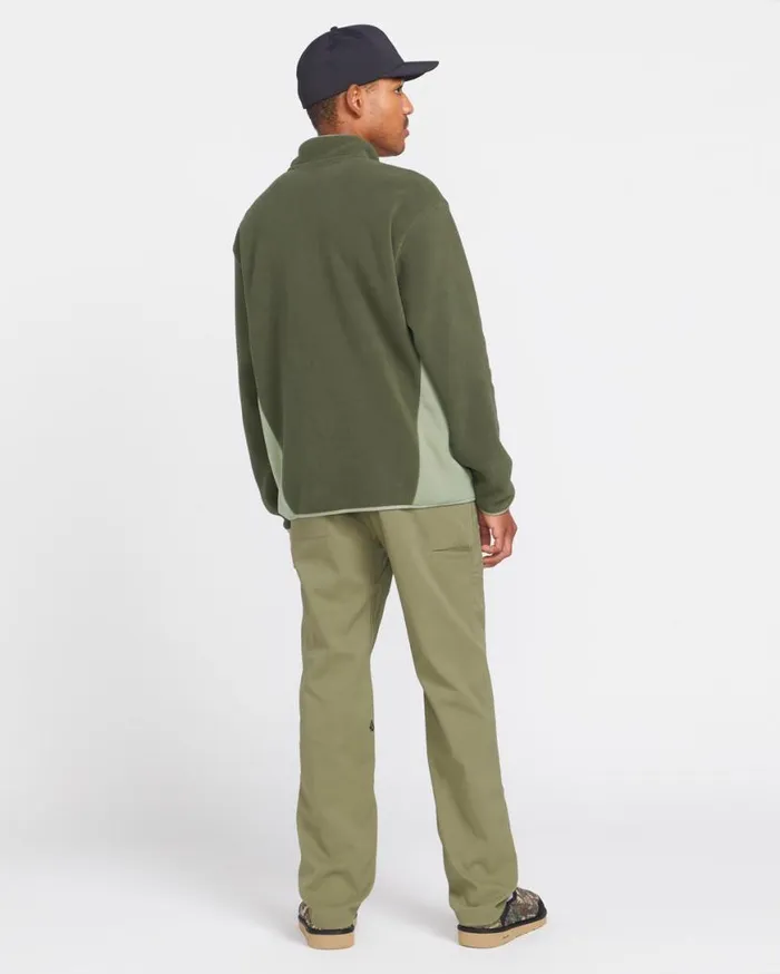 Error 92 Mock Neck Sweatshirt 8211 Winter Moss Mens Volcom Mountain Biking