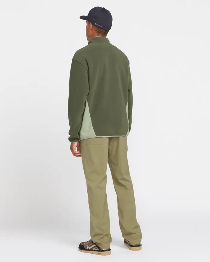 Error 92 Mock Neck Sweatshirt 8211 Winter Moss Mens Volcom Mountain Biking