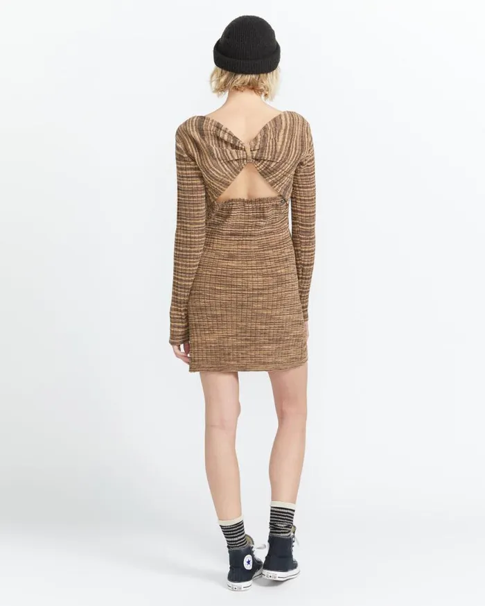 Fantasy Time Dress 8211 Bear Brown Womens Volcom Dresses