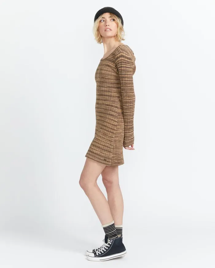 Fantasy Time Dress 8211 Bear Brown Womens Volcom Dresses