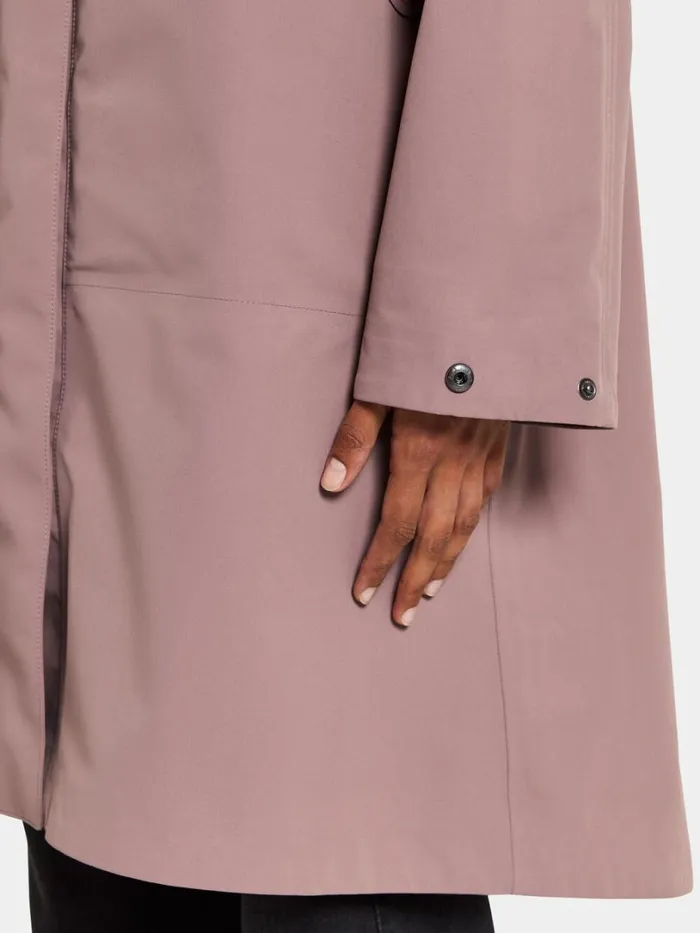 Feena Parka Faded Wine Women Didriksons Spring Jackets