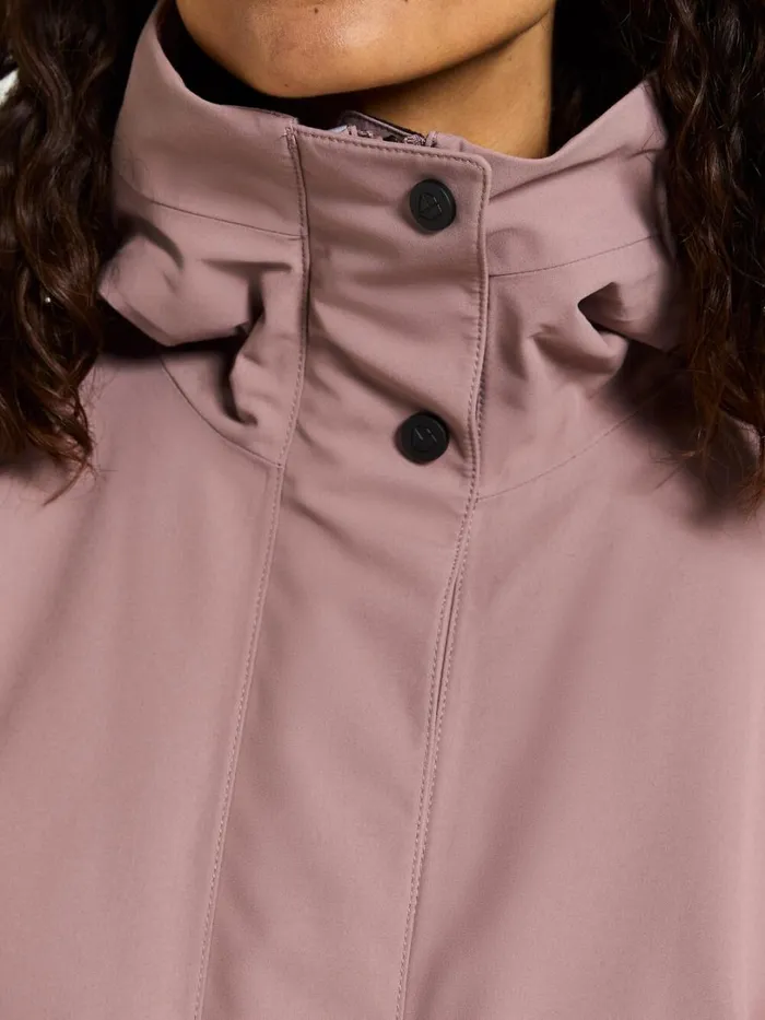 Feena Parka Faded Wine Women Didriksons Spring Jackets