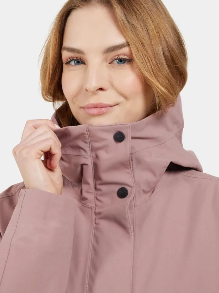 Feena Parka Faded Wine Women Didriksons Spring Jackets