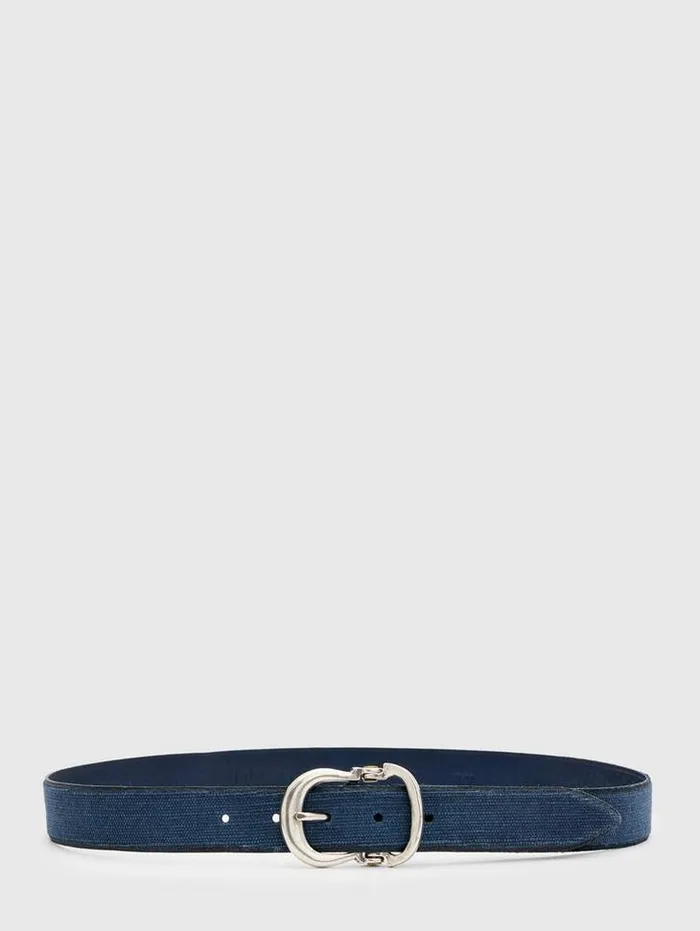 FILMORE BELT Hazy Blue Men John Varvatos Leather Belts