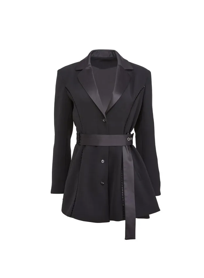 Fleur Du Mal Dresses Tuxedo Mini Dress Black 8211 Women Fleur Du Mal Dresses Tuxedo Mini Dress Black 8211 Women