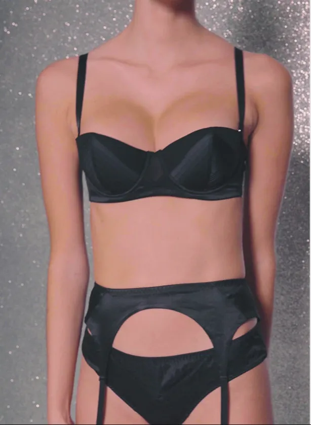 Fleur Du Mal Essentials Bras Top Stitch Convertible Bra Black 8211 Women