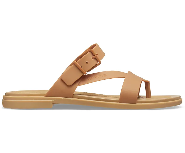 FlipFlops Women Crocs Tulum Toe Post Sandal Dark Gold Crocs