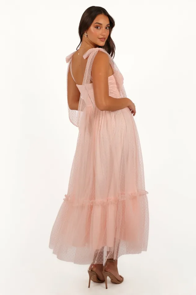 Floret Midi Dress Petal Pink Women Dresses Petal and Pup
