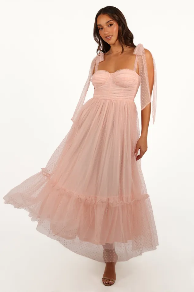 Floret Midi Dress Petal Pink Women Dresses Petal and Pup