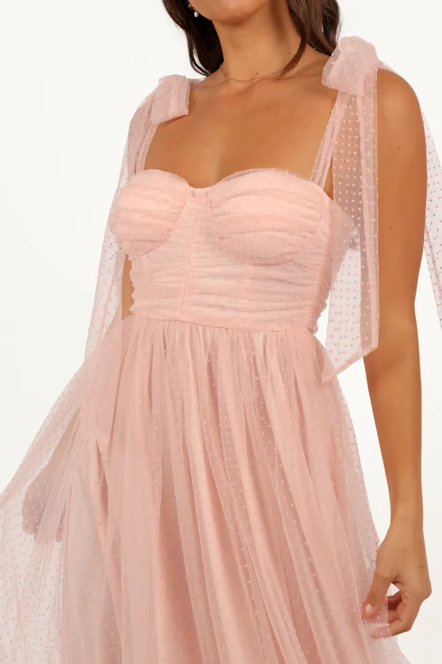 Floret Midi Dress Petal Pink Women Dresses Petal and Pup