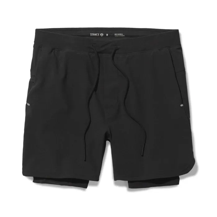 Flux Liner Athletic Short With Freshtek Black Men Stance Shorts
