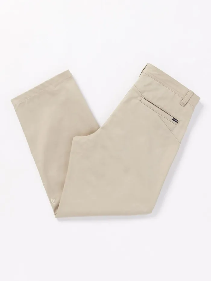 Frickin Skate Chino Pants 8211 Light Khaki Mens Volcom Pants