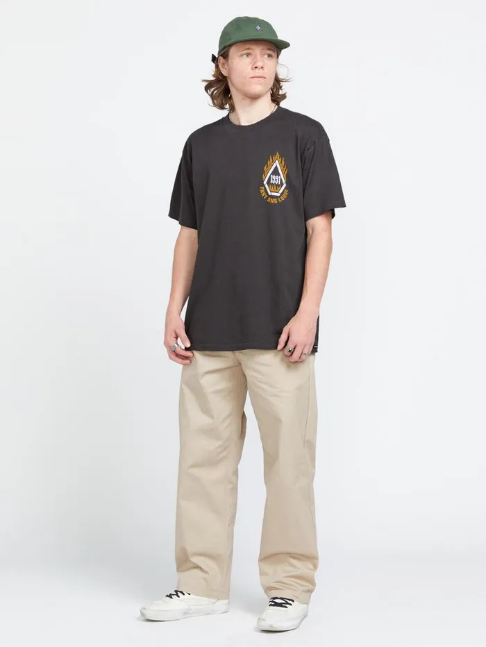 Frickin Skate Chino Pants 8211 Light Khaki Mens Volcom Pants
