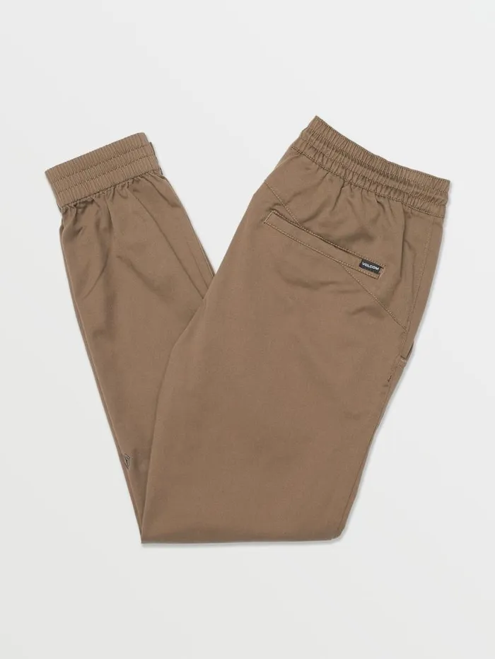 Frickin Slim Joggers 8211 Mushroom Mens Volcom Pants