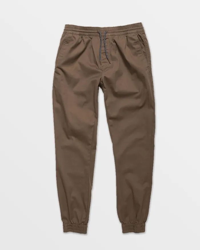 Frickin Slim Joggers 8211 Mushroom Mens Volcom Pants