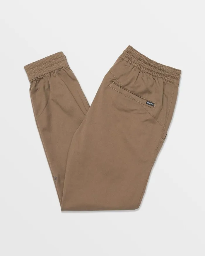 Frickin Slim Joggers 8211 Mushroom Mens Volcom Pants