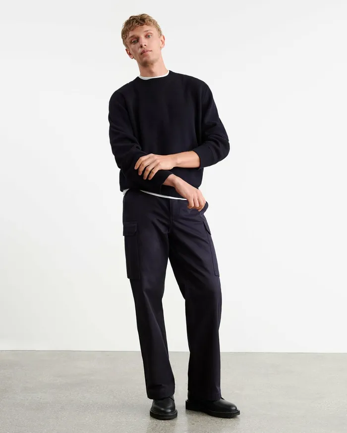 FRIEDMAN PANT Midnight Men Nili Lotan Pants and Shorts