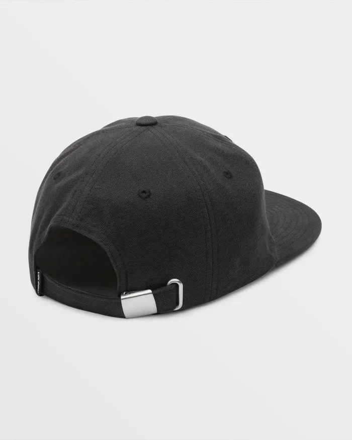 Full Stone Dad Hat 8211 Black Mens Volcom Hats and Beanies