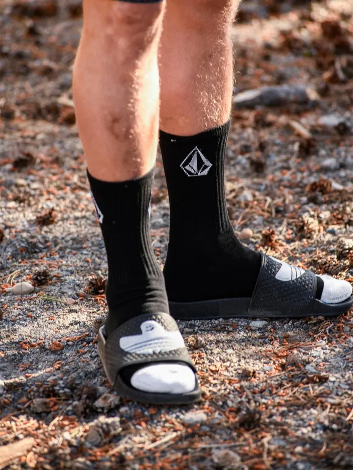 Full Stone Sock 3 Pack 8211 Black Mens Volcom Hiking
