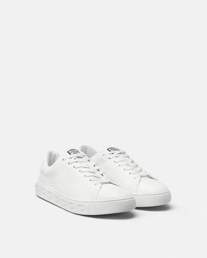 Greca Sneakers White Men Versace Sneakers