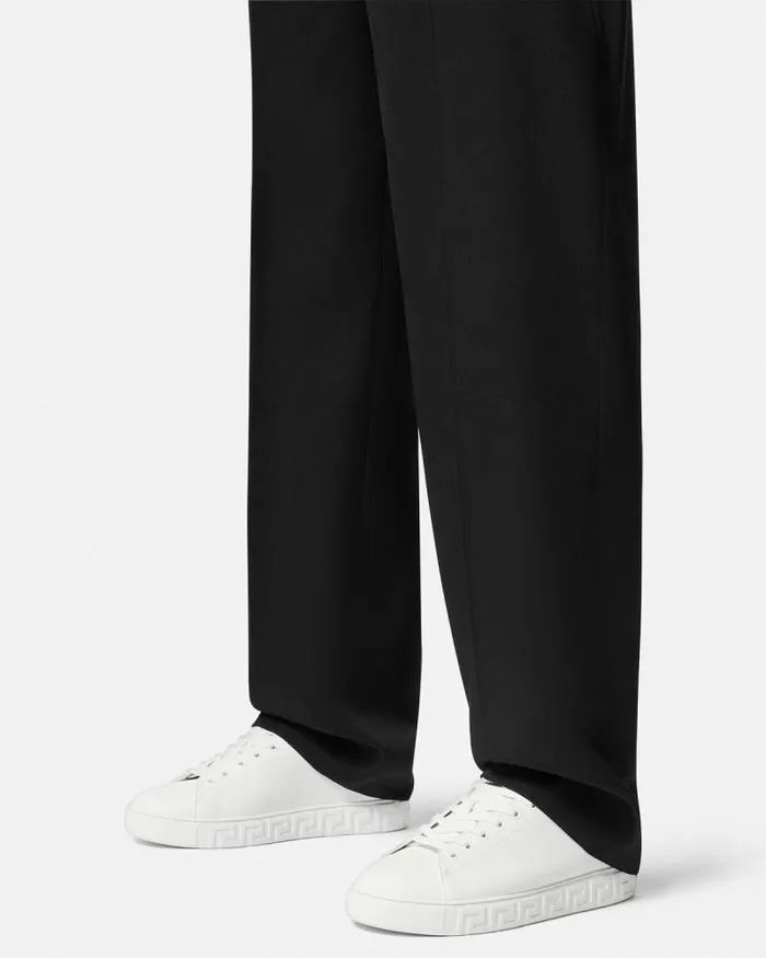 Greca Sneakers White Men Versace Sneakers