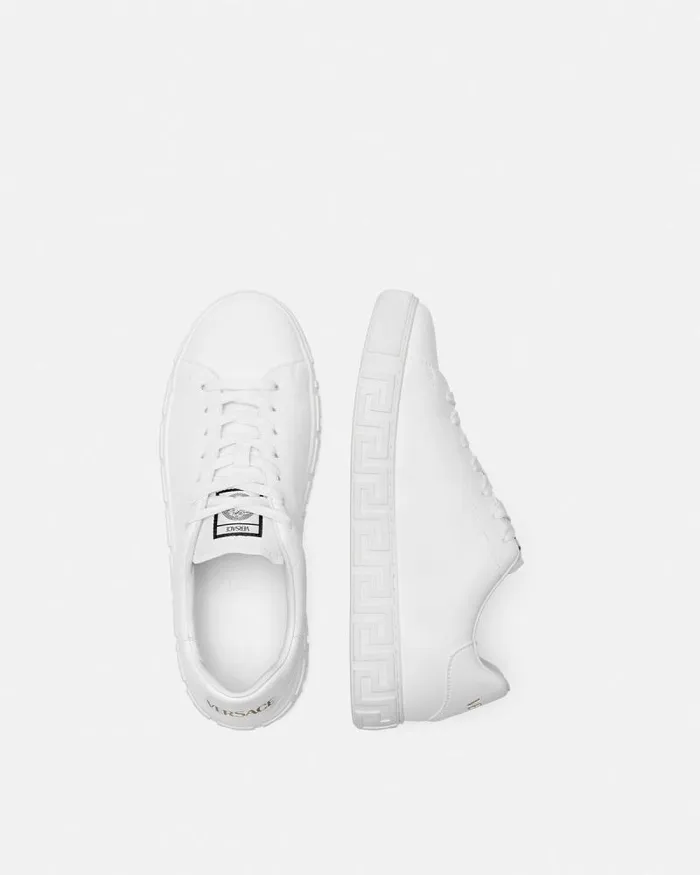 Greca Sneakers White Men Versace Sneakers