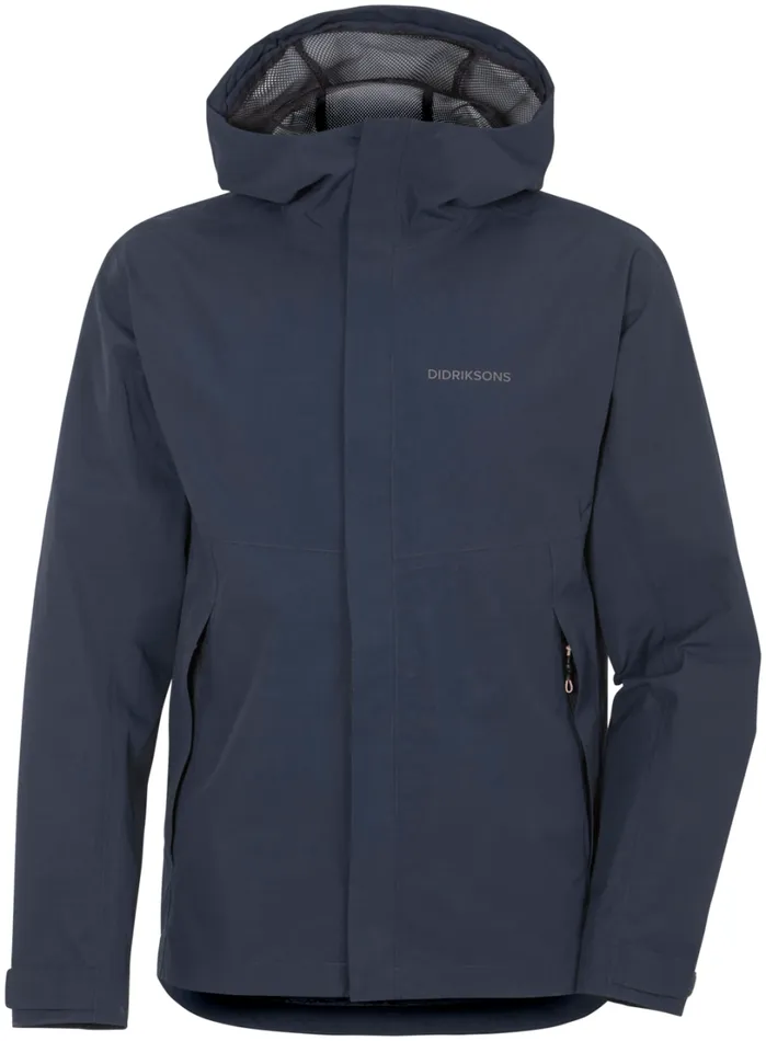 Grit Men039s Jacket Dark Night Blue Men Didriksons Shell Jackets
