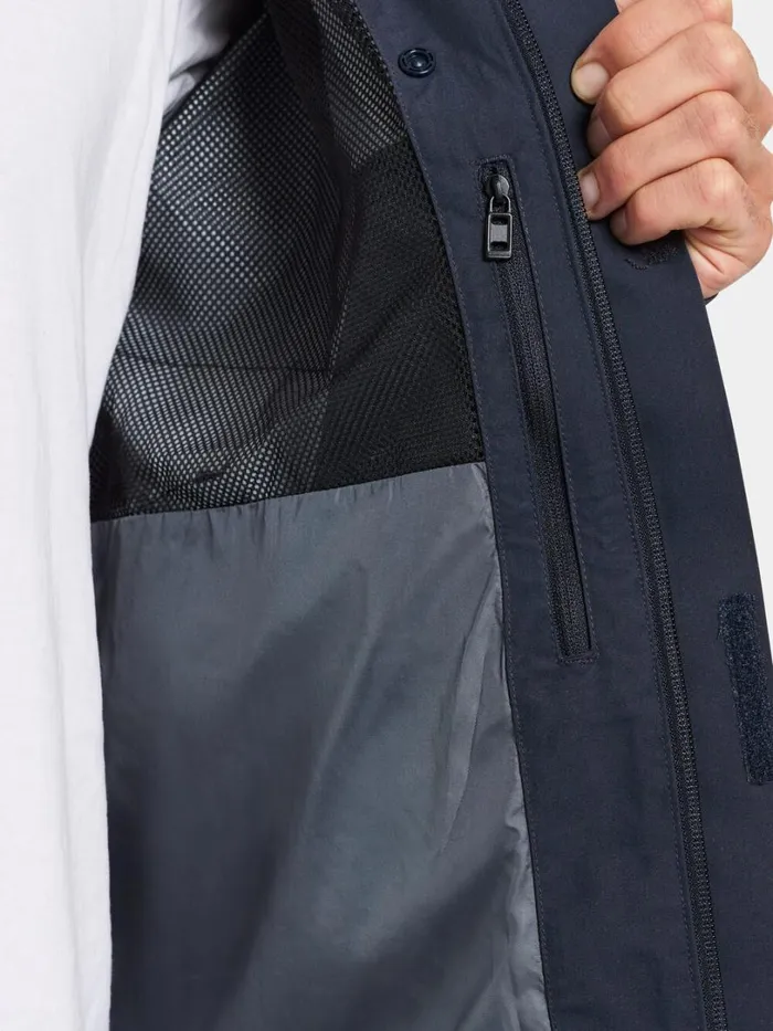 Grit Men039s Jacket Dark Night Blue Men Didriksons Shell Jackets