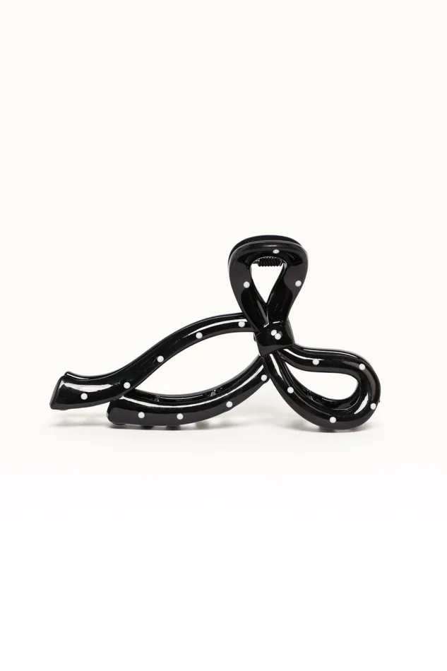 Hair Accessories Nova Hair Clip Black Polka Dot 8211 Petal and Pup Women